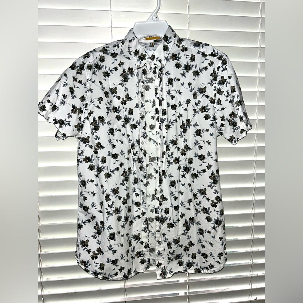 Men’s Floral Button Down